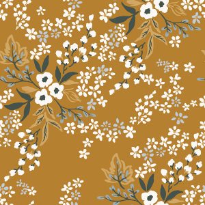 Lilipinso Braylynn Behang – Floral Constellation (mustard)