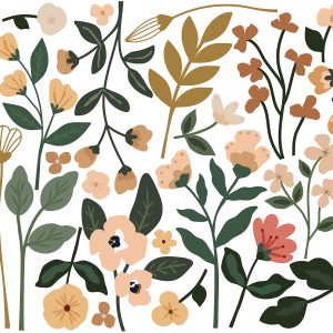 Lilipinso Bloem Muurstickers XL – Large Colorful Flowers