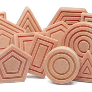 Yellow Door Sensory Stenen – Vormen (12 stuks) +3j