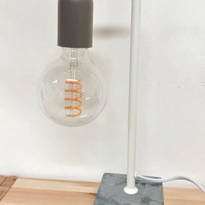 Betonlamp – Wit