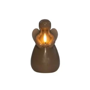 LED kaars Engel – Taupe