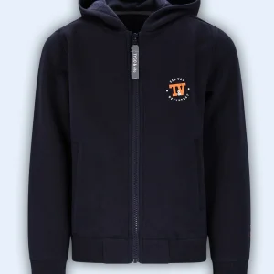 Hoodie Zip Colton Donker Blauw