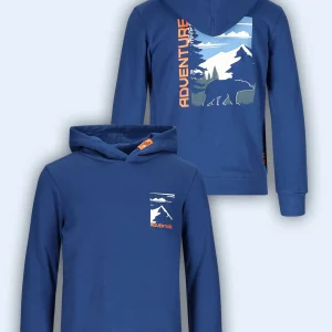 Hoodie Huxley Blauw