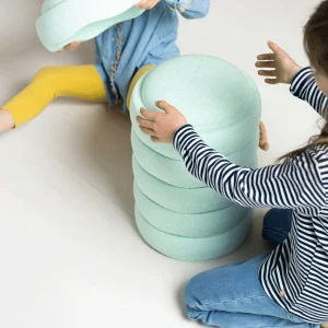 Stapelstein stapelstenen – Mint – set 6 stuks