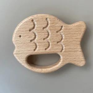 Bajo – Bijtspeeltje baby – hout – vis